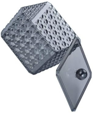 mophrati Soluzione di archiviazione con supporto per batuffoli di cotone a tenuta forte per il bagno Porta bastoncini cotone per riporre il bagno grande capacità