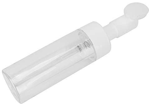 HEEPDD Moussesse Skumflaska, med Silikonborste för Skummande Lotion och Ansiktsrengöring, 200 Ml för Personlig Vård Moussese Skumflaska, Transparent Plast Nan Sminkprodukter (100 ml)