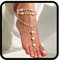 Yean Layered Pearl Fußkettchen Böhmische Perlen Knöchel Armband Beach Fashion Fußschmuck Kette für Frauen und Mädchen