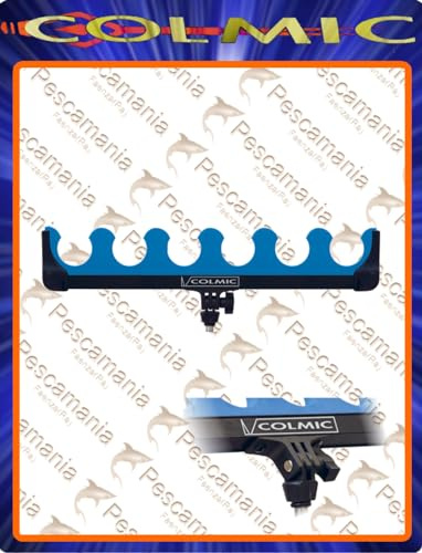 Colmic Poggia Canne da Pesca Appoggia Kit 6 Sezioni - 36 cm Mare Fiume Lago