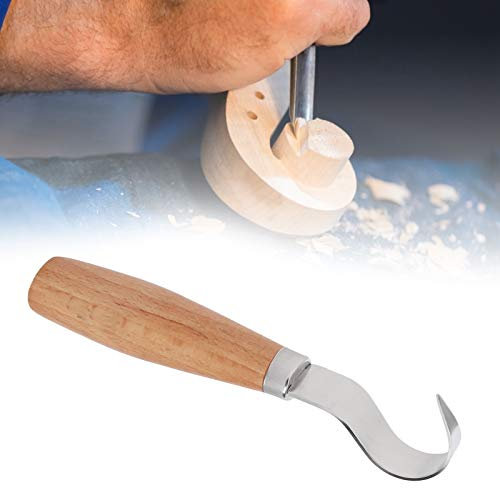 Coltello a Uncino, Strumenti Di Intaglio Scalpello a Mano Regali Fai Da Te 6,3 X 1,6 X 0,8 Pollici