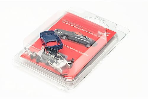 Herpa Modellbausatz Mercedes-Benz SLK Roadster, Miniatur im Maßstab 1:87, Sammlerstück, Auto Modell für Diorama, Kit für Modellbau, Automodell, Kunststoff, Farbe: blau