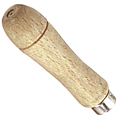 Lima - mango de madera de 120 mm, virola de acero inoxidable, ideal para trabajos de precisión en madera y metal.