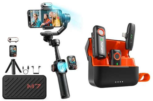 hohem iSteady M7 Gimbal Stabilizer & MIC-01 Lavalier Mikrofon Wireless