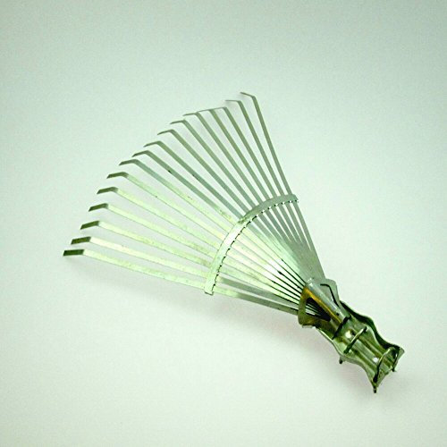 BG Bau- und Gartengeräte HgmbH Polar 2504 verzinkter Laubbesen 35 cm B-Ware Fächerbesen Stahlbesen 35 cm breit