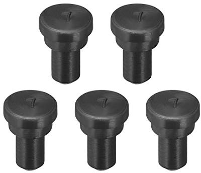 sourcing map Gummistopfen 7mm Durchmesser SPR-070 5 Stück | Wasserdichter Verschlussstopfen für Anschlussdosen