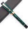 JINHAO Century Tofu 100 18KGP Füllfederhalter aus vergoldetem Harz (Grün, Mittlere Feder)
