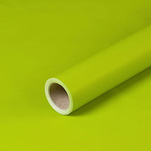 Geschenkpapier, Lindgrün, einfarbig, Geburtstagspapier, 0,70 x 10 m