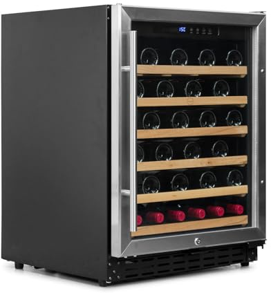 Cave à vin 50 bouteilles Inox CHR 1T - vinobox