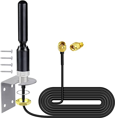 Bingfu 4G LTE SMA Wall Mount Copper Rod Antenna - Compatible with Spypoint Flex Link Micro Covert Spartan Stealth Cam Muddy Cellular Trail Camera Hunting Wildlife Cam Router Gateway