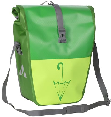 VAUDE Aqua Back Color Single Fahrradtasche Hinterradtasche Gepäckträgertasche, Bright Green