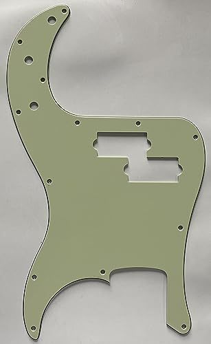 Pickguard Gitarrenteile für Fender US Standard Precision P Bass (3-lagig, Vintage-Grün)
