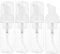 4 Stück Schaumspender, Klar Schäumende Schaumseifenspender, Reisegröße Leere Flasche 50 ml Schaum Pumpe Pumpflasche Nachfüllbarer Tragbare Mini Pumpspender, für Kosmeti,Reisen