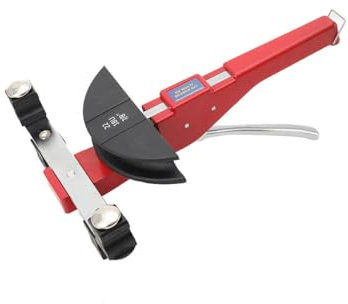 SUDEG Rohrbieger Rohrbiegemaschine Handrohrbieger Satz 6-22mm Rohrbiegegerät bis 90° + Rohrschneider,Manueller Rohrbieger für Alu-, Kupfer- und Kunststoffrohre,Rot