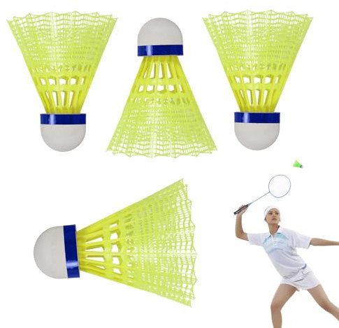Bitong Badminton-Federbälle, bunter Schaumstoff-Federball für Nachttraining, beleuchtetes Kinder-Badminton, winddicht, Outdoor-Sport, Unterhaltung