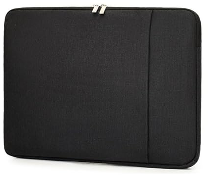 Housse pour Ordinateur Portable Pochette étanche Sac Serviette PC Portable Noir (15.6 Pouces)