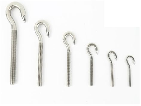 PZEOB Augenbolzen Ringmuttern, M4, M5, M6, M8, M10, M12, 304 Edelstahl, Schafaugenschraube, Bolzenring, hängender Hakenring, Augenschraubenaufhängung Sicher und robust