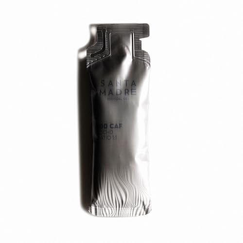 Gel Énergétique | Santa Madre INSOLITE GEL 45CHO CAF | Avec 100 mg de caféine | Goût neutre | Goût frais | 12x80g en unités