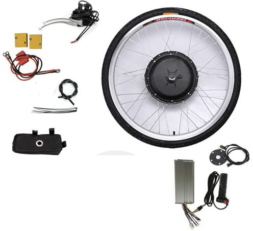 YNAADYH 28 Zoll 36V Elektro Fahrrad Motor Umbau Kit E-Bike Hinterrad Motor Nabe 28 Zoll 48V E-Bike Elektro Fahrrad Vorderrad Nabe Motor Umbau Kit