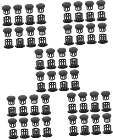 iplusmile 500 Stk Rohrlochstopfen Panel-stecker Lochstopfen Für Möbel Rundlochstopfen Lochstopfenabdeckung Plattenmöbelteile Deko Spanngurt Knopfstecker Dübel Für Möbellöcher Abs Black