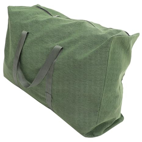 BESPORTBLE Große Segeltuch Reisetasche Mit Hoher Kapazität Robuste Canvas Duffle Bag in Olivgrün Vielseitige Transporttasche Für Kleidung Hausrat Und Sport Langlebig Und Geräumig Für Reisen u