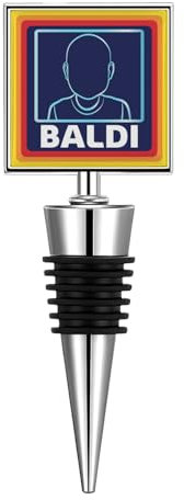 SC Products Baldi Wine Bottle Stoppers Bald Joke Gifts for Men | Wine Stopper Bald Head Funny Joke Presents for Dad | Funny Secret Santa Gifts for Men Stocking Fillers Rude Christmas Presents for Dad