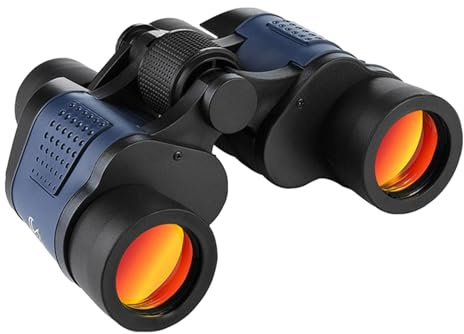 Prismáticos de visión nocturna | Prismáticos de alta potencia de 60 x 60 pulgadas, impermeables, telescopio para viajes, cruceros, observación de estrellas, senderismo