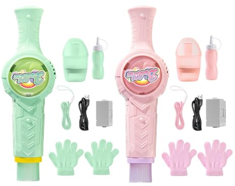 Automatisk bubbelmaskin - bubbelspensator för småbarn, rolig bubbelskapare | interaktiv trädgårdsleksak, uppladdningsbar festpryl för vuxna, utomhusspel