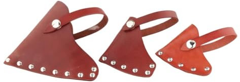 Hatchet Head Sheath Holster,Axe Blade Cover,2Pcs Leather Case Camping Protector Accessories for Axe(M)