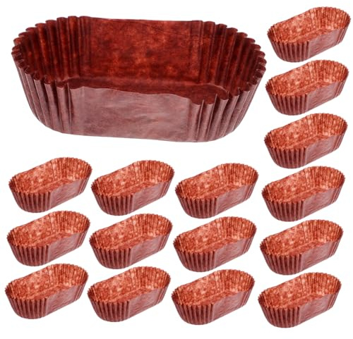 Moldes Ovalados de Papel para Magdalenas y Cupcakes 1000 Unidades | Forma de Barco, Papel Antigrasa E, Aptos para Baby Showers y Celebraciones Temáticas