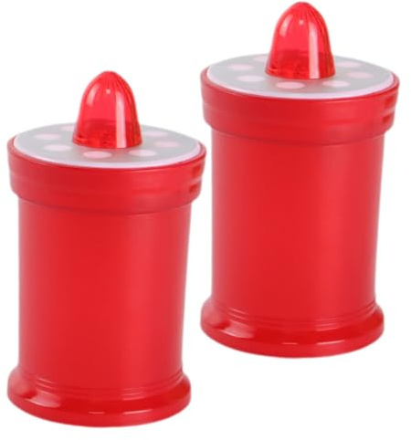 Bougie de Prière LED Rouge sans Flamme, Lot de 2, Lampe Décorative | Fonctionne à Piles, Plastique et Led, Usage Quotidien ou Noël, Format Léger et Portable