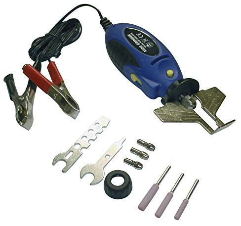 RocwooD 12V Volt Electric Handheld Chain Saw Filing Sharpener Grinder 5/32 3/16 7/32