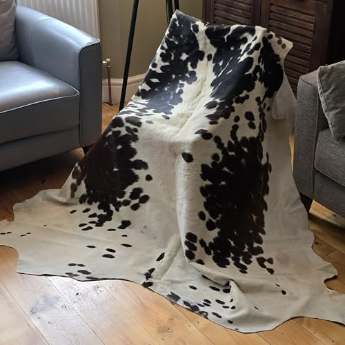 Cow hide Tappeto in Vera Pelle Bovina, Tappeto in Vera Pelle di Animale Naturale, Peau de Vache
