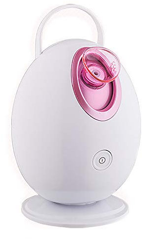 Mini vaporizador facial inhalador para sauna, nanoiónico, vaporizador facial, sauna, poros calientes, vapor hidratante, instrumento de belleza para rejuvenecer la piel, hidratar rojo