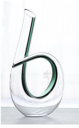 Wein Dekanter Kristallglas Dekanter 6-förmige Hüftflasche Handgemachte Sub-Hüftflasche Persönlichkeit Kreativer Dekanter Home Restaurant Gießen Hüftflasche Urlaub Geschenk Dekantierer ( Color : C )