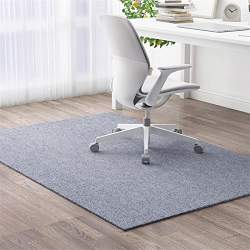 Heavyoff Bürostuhlunterlage Bodenschutzmatte Bodenmatte Stuhlunterlage Kratzfest rutschfest für Hartböden Parkett Laminat Vinylboden und Fliesenboden, Grau, 150x200cm