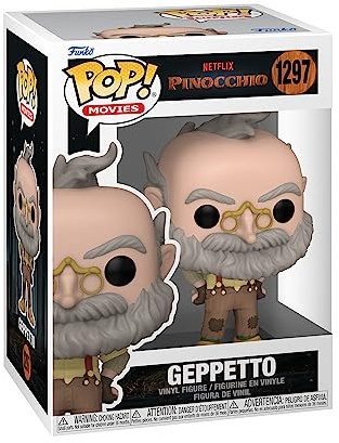 Funko POP! Movies: Netflix Pinocchio - Geppetto | Offizielles Cartoon/Animation Merch - Vinyl Sammelfigur als Regal Deko - Geschenkidee zum Geburtstag für Fans und Sammler