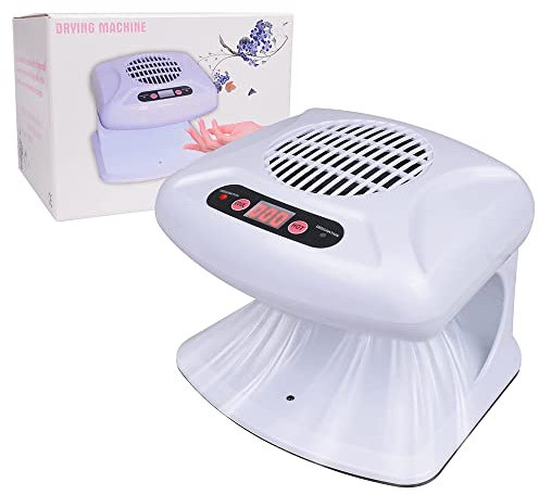 Brrnoo Séchoir à Ongles à Air 300W avec Capteur Automatique, pour les Deux Mains et les Pieds, Sèche-Lames Chaud et Frais pour Salon Domestique