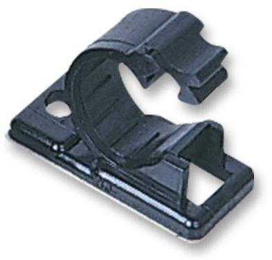 Kabelclip, schwarz, 7,5 mm, PK100, Clips, Zubehör, 100 Stück