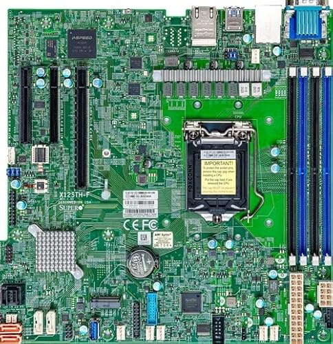 SUPERMICRO MBD-X12STH-F-B Carte mère Micro-ATX pour Serveur LGA 1200 Intel C256