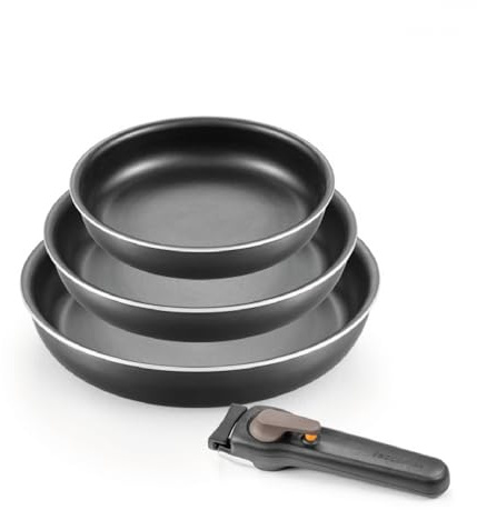 Tescoma sartenes con mango extraíble VARIO, jgo de 4 piezas
