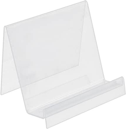 Operitacx 4stücke Buchständer Transparente Buchhalter Für Musik-alben Und Bücher Praktische Buchstützen Für Zuhause Büro Und Bibliothek Dekorative Regalhalterung