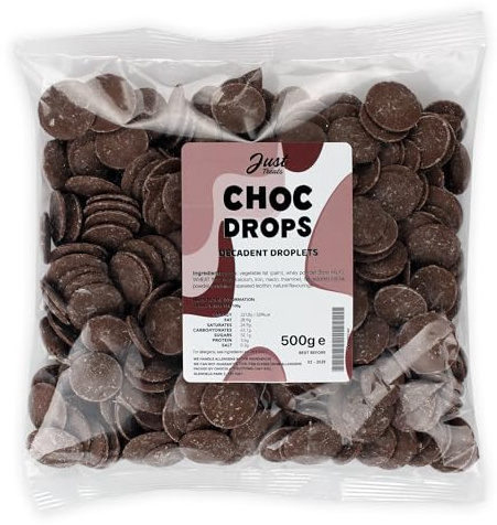 Just Treats Choc Drops (500g Share Bag)