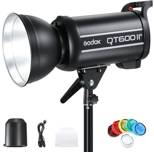 GODOX QT600IIM Flash Professionale Studio Flash Strobe, 600Ws Monolight High Speed 5600±200K 2.4G Godox Flash