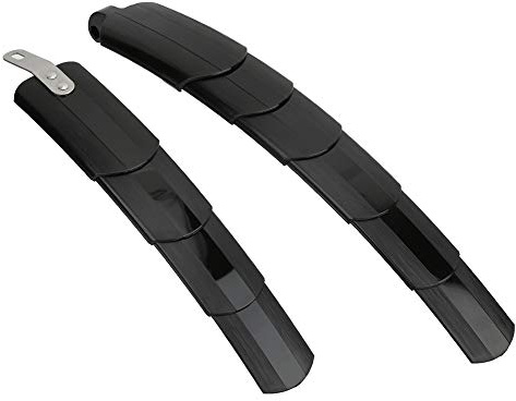 POENVFPO Fahrrad-Schutzblech-Set, Verschleißfester Kunststoff, Verstellbar, Teleskopisch, Vorne und Hinten, Fahrrad-Zubehör für Mountainbike
