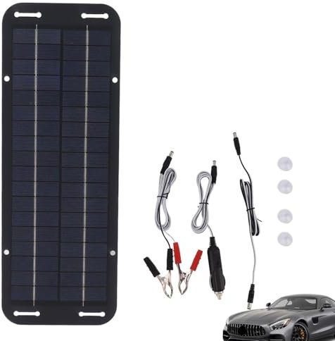 Mainteneur de batteries solaires - Chargeur solaire, Chargeur de batterie solaire Recharge étanche | Pour une charge fiable de voitures, camions, bateaux, motos, remorques marines