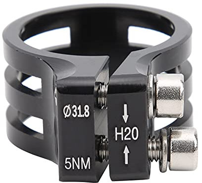 Collier de serrage de selle de vélo, collier de serrage de selle, collier de serrage de tige de selle de vélo en alliage d'aluminium 31,8/34,9/37 mm Clip de tube de selle de vélo de montagne Collier d