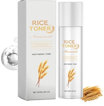 Rice Pure Essential Toner, 120 Ml Feuchtigkeitsspendender Milch-Toner Natural Rice Face Toner Glow Toner Gesicht Porenverfeinernder Gesichts-Toner Für Trockene Haut, Reparieren Sie Die Hautbarriere