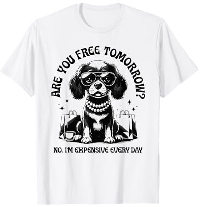 ¿Eres libre mañana? No, soy caro todos los días Camiseta