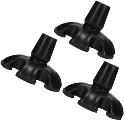 CALLARON 3St Halkfria Kryckor Byte Av Käppspets Stångspetsar Byte Av Käppfotsspetsar Spetsar För Käppbytestips Promenadstillbehör Walking Stick Kepsar Vandringstillbehör